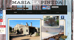Desktop Screenshot of masia-lapineda.com